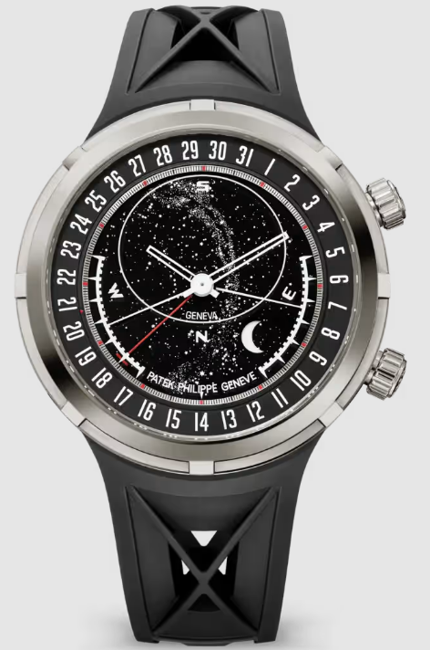 Review Patek Philippe Grand Complications Celestial Sunrise and Sunset 6105 Replica Watch 6105G-001